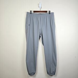 On Cloud Focus Pants Womens Size XL Rock Gray Joggers Yoga Running Everyday